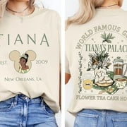Disney Tiana's Palace T-shirt, Princess Tiana Flower Tea Cake Honey Shirt, The Princess and the Frog Shirt, Disneyland Family Matching Shirt